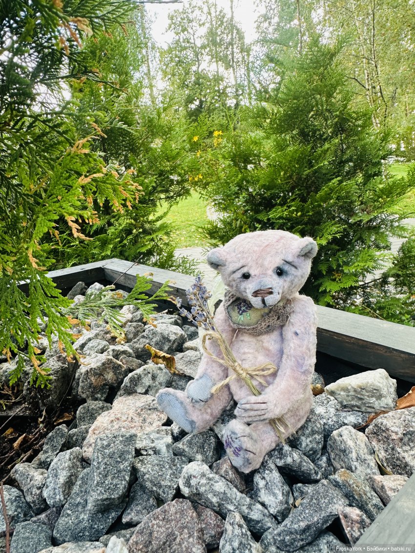 Лавандовый Мишка ❤️Лав❤️ — Домашние фото авторских игрушек: Тедди (фото 3)