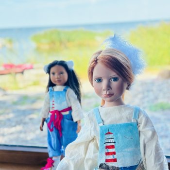 Мотя и Луиза❤️Путешествие на Маяк❤️🌊☀️🎊❤️Часть |