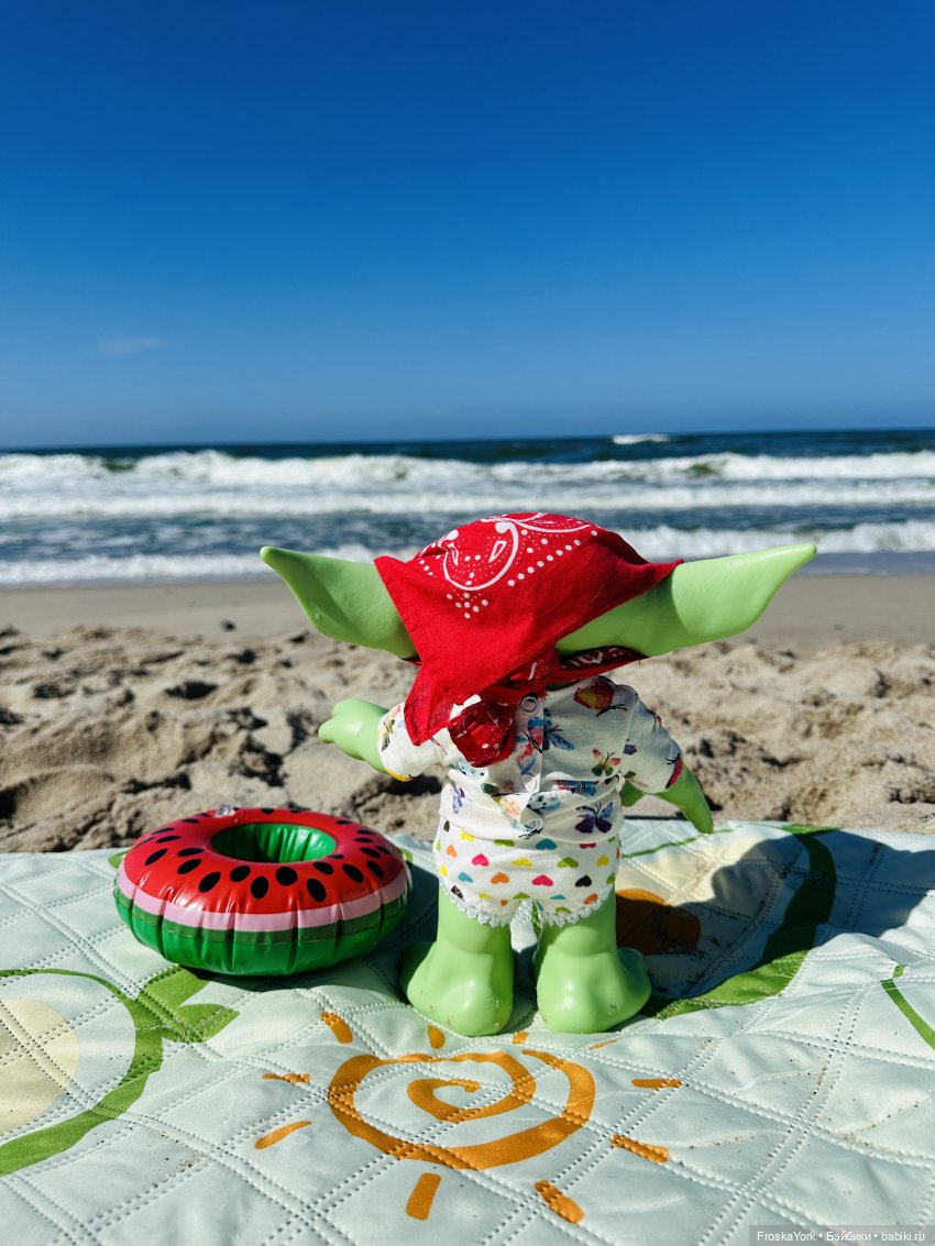 Мой летний малыш Беби-Йода😅❤️🎉