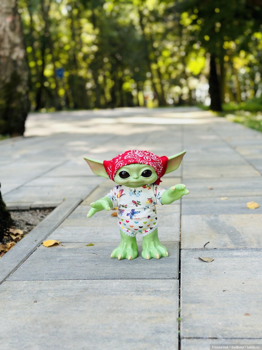 Мой летний малыш Беби-Йода😅❤️🎉