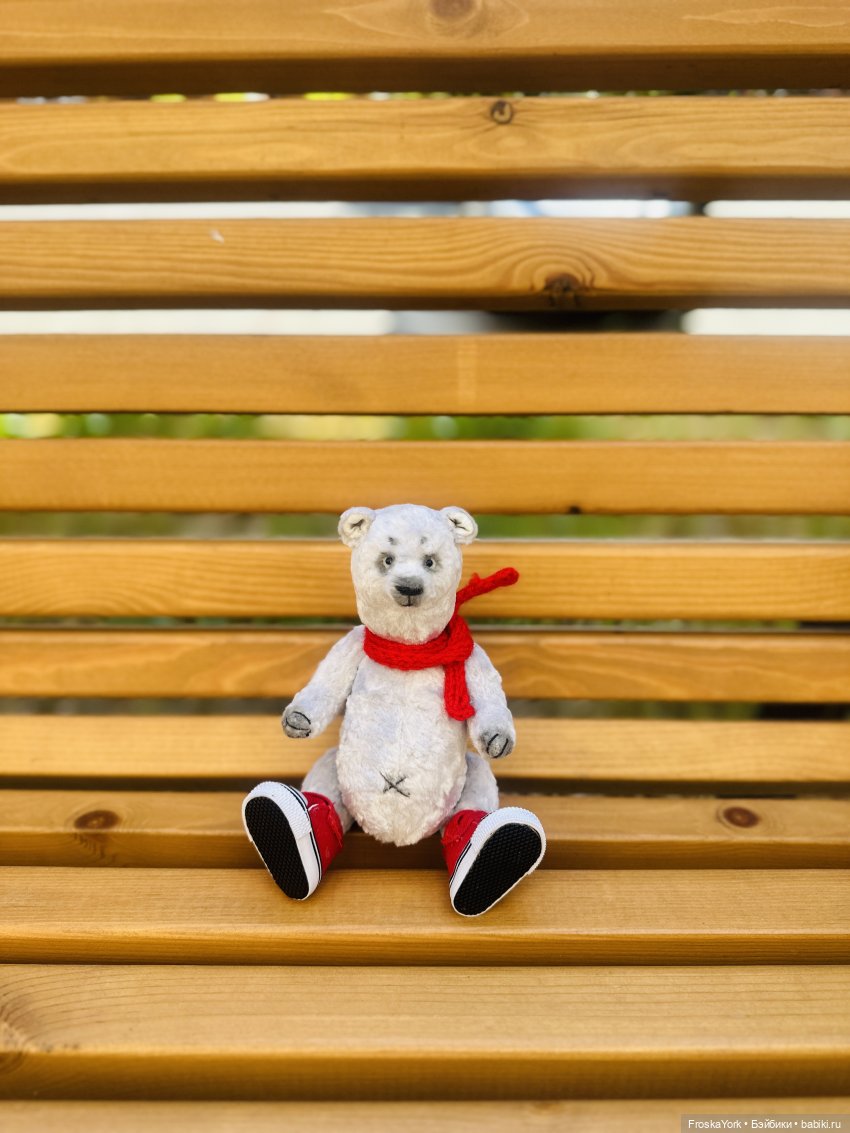 К нам приехал Серёга💖🧸😅 — Домашние фото авторских игрушек: Тедди (фото 6)