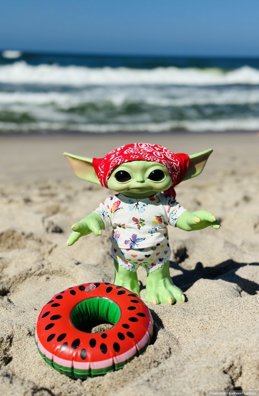 Мой летний малыш Беби-Йода😅❤️🎉