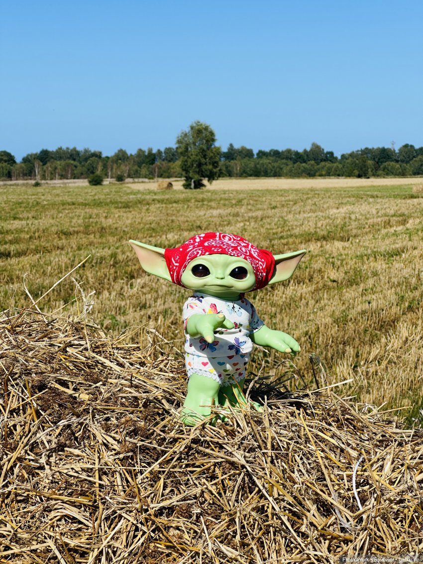 Мой летний малыш Беби-Йода😅❤️🎉