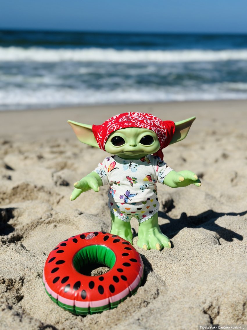 Мой летний малыш Беби-Йода😅❤️🎉 (фото 8)