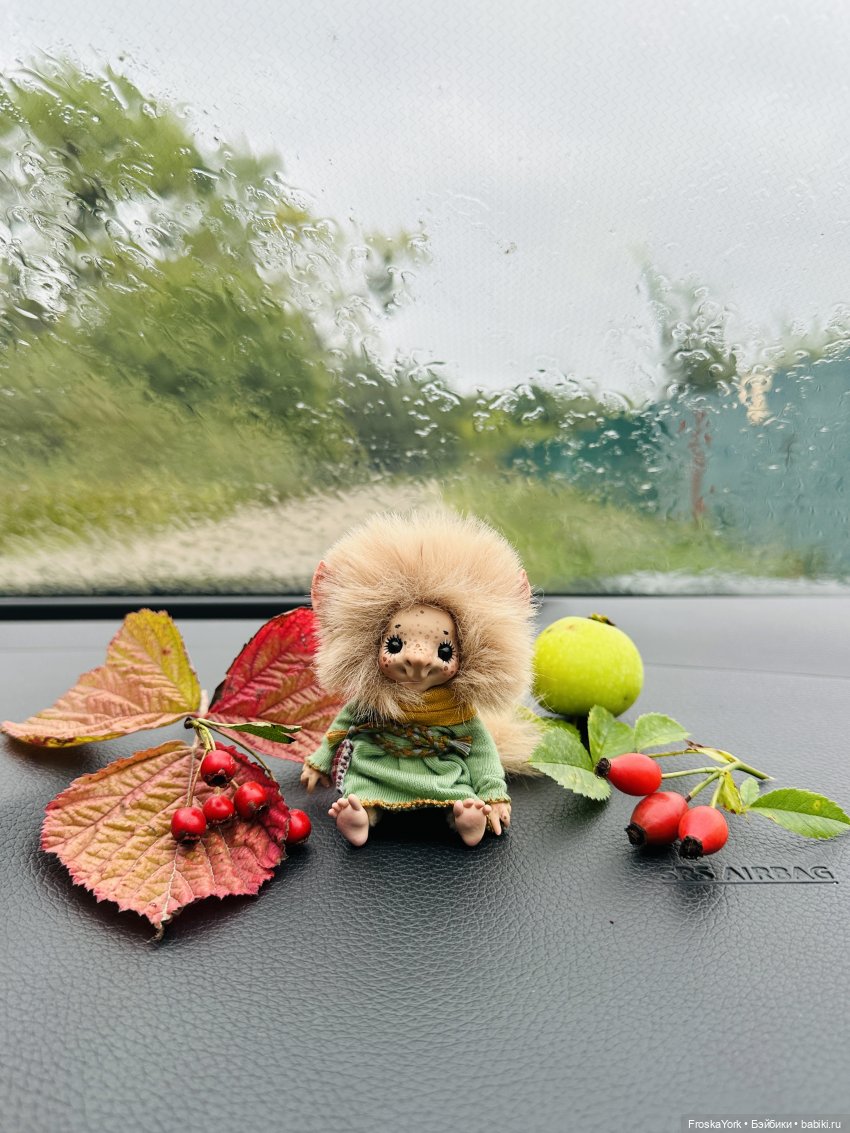 Тётя-Лошадь, Айка и Лисик❤️🍁Наш завтрак у морька🌊🍁🌧️