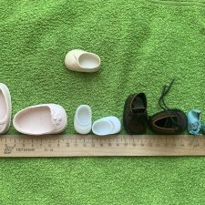 Туфельки для разных винтажных кукол одним лотом.