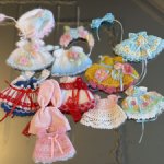 Красивые наряды для кукол 16-17 см