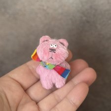 Мишка розовый от Catabra