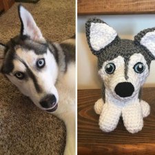 Вязаные копии домашних животных