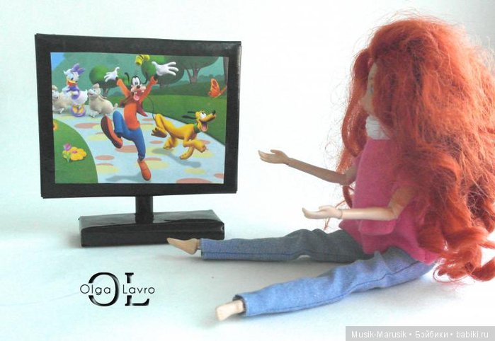 Делаем кукольный домик для детей мастер класс от Ольги Лавро (мебель)2 (фото 8)