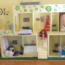 Делаем кукольный домик для детей мастер класс от Ольги Лавро(мебель)