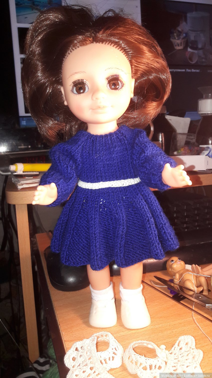 Нарядное платье для Аси — Российские куклы Весна (фото 3)