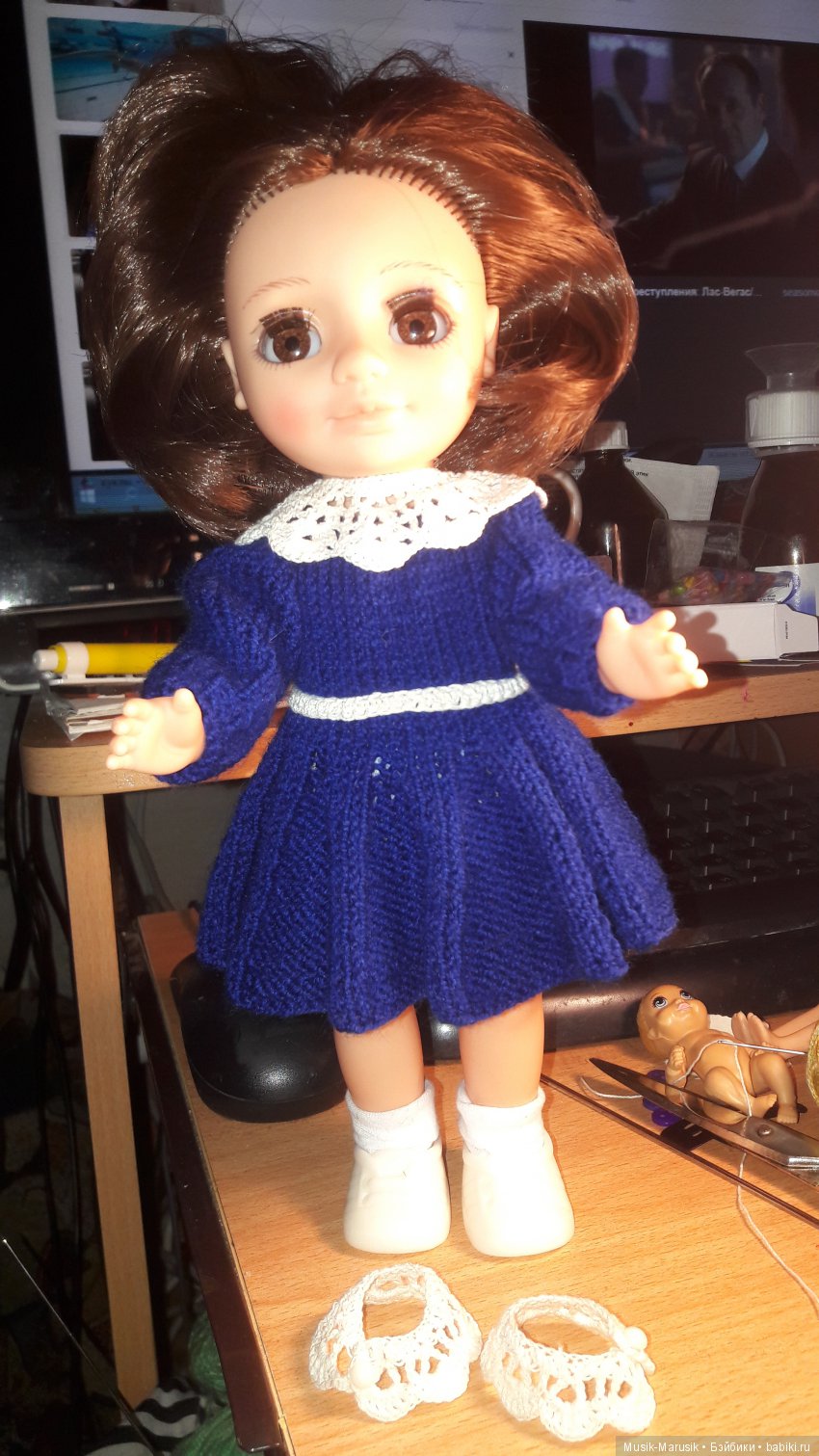 Нарядное платье для Аси — Российские куклы Весна (фото 2)