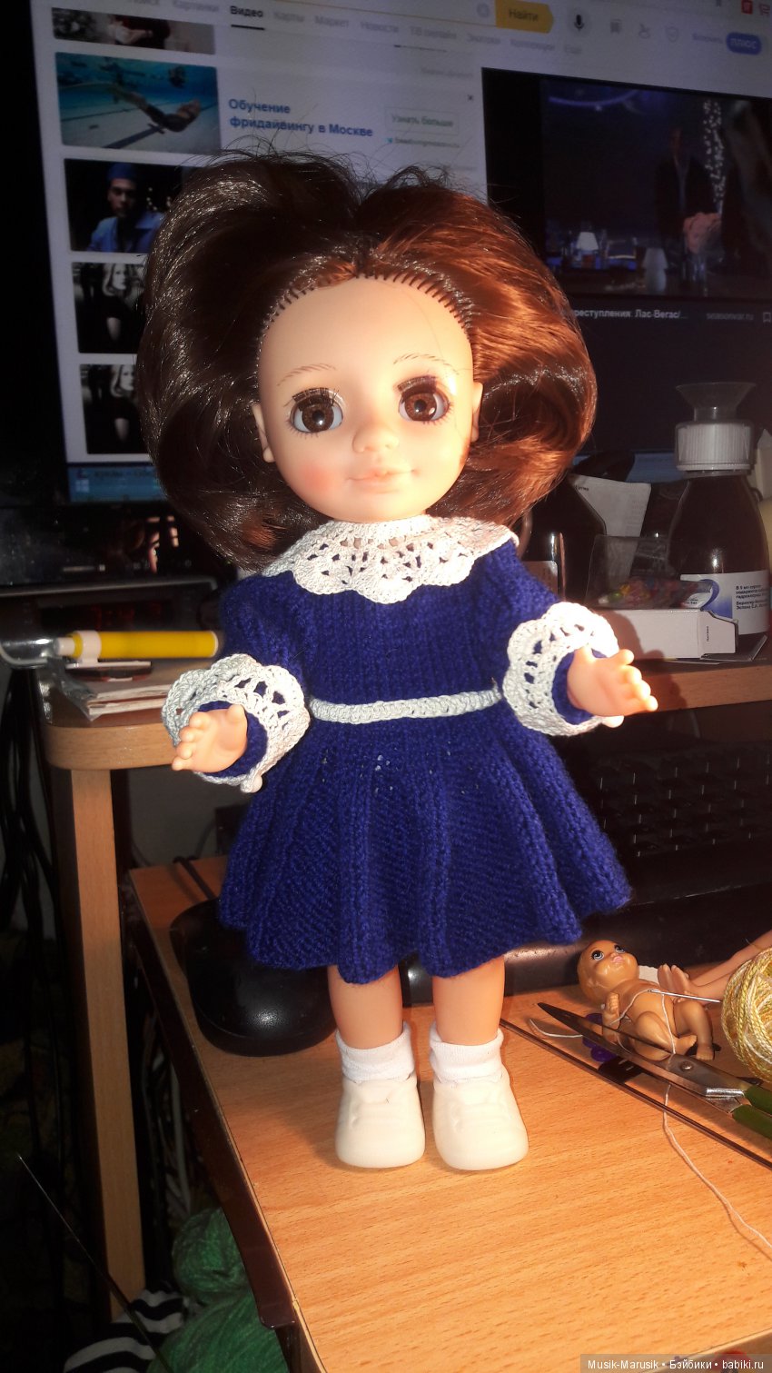 Нарядное платье для Аси — Российские куклы Весна