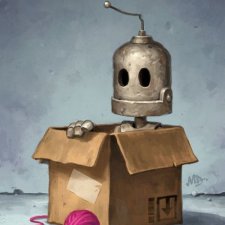 Милые роботы от Мэтта Диксона