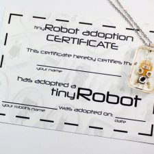 Симпатичные крошечные роботы из электронных деталей