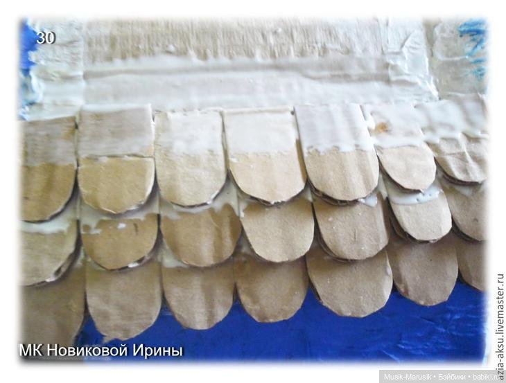 Как сделать кукольный домик из гофрокартона МК Новиковой Ирины