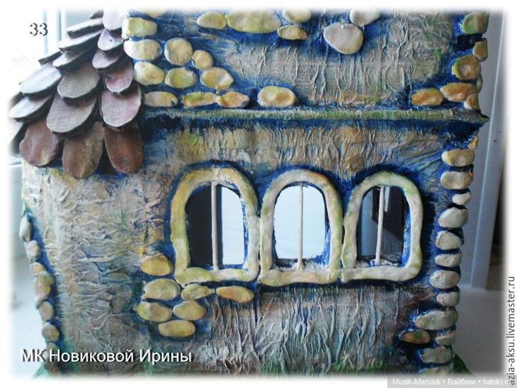 Как сделать кукольный домик из гофрокартона МК Новиковой Ирины