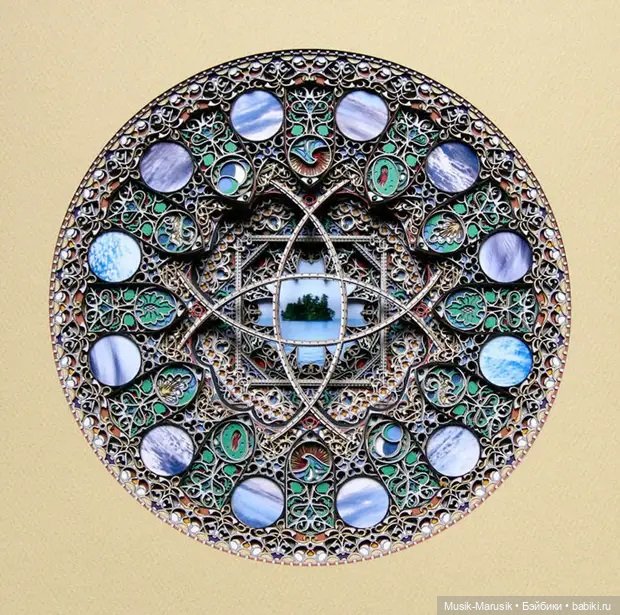 Ажурные витражи из… картона (фото 4)