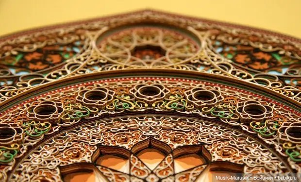 Ажурные витражи из… картона (фото 6)