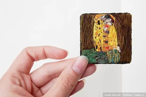 Удивительные вышитые броши Леры Петуниной (фото 4)