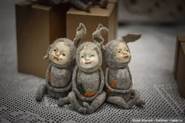 Забавные ватные куклы от Елены Злоказовой (фото 9)