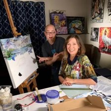 Дебора Шапиро создает коллажи из рваных кусочков бумаги и глянцевых журналов