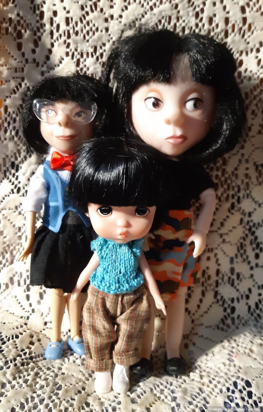 Нинэль и Эдна — Гибриды шарнирных кукол (не БЖД): подбор тела (фото 6)