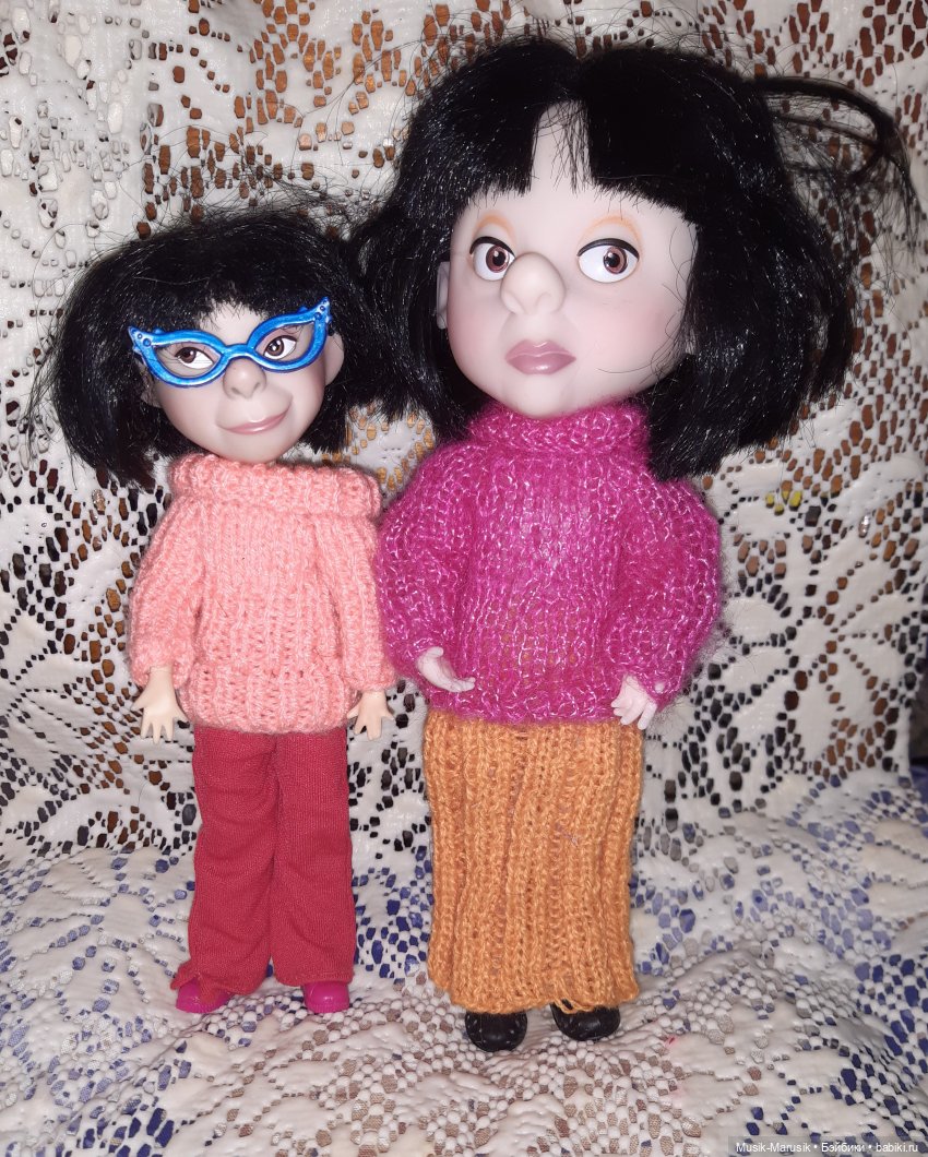 Нинэль и Эдна — Гибриды шарнирных кукол (не БЖД): подбор тела (фото 3)