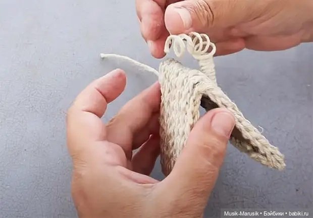 Рождественский домик: джут, картон и немного любви