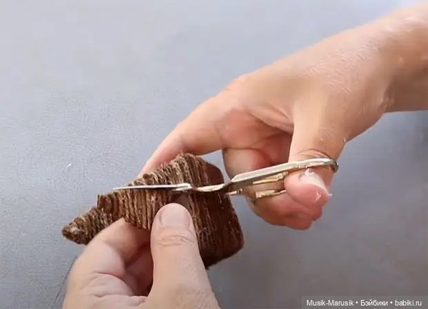 Рождественский домик: джут, картон и немного любви (фото 8)