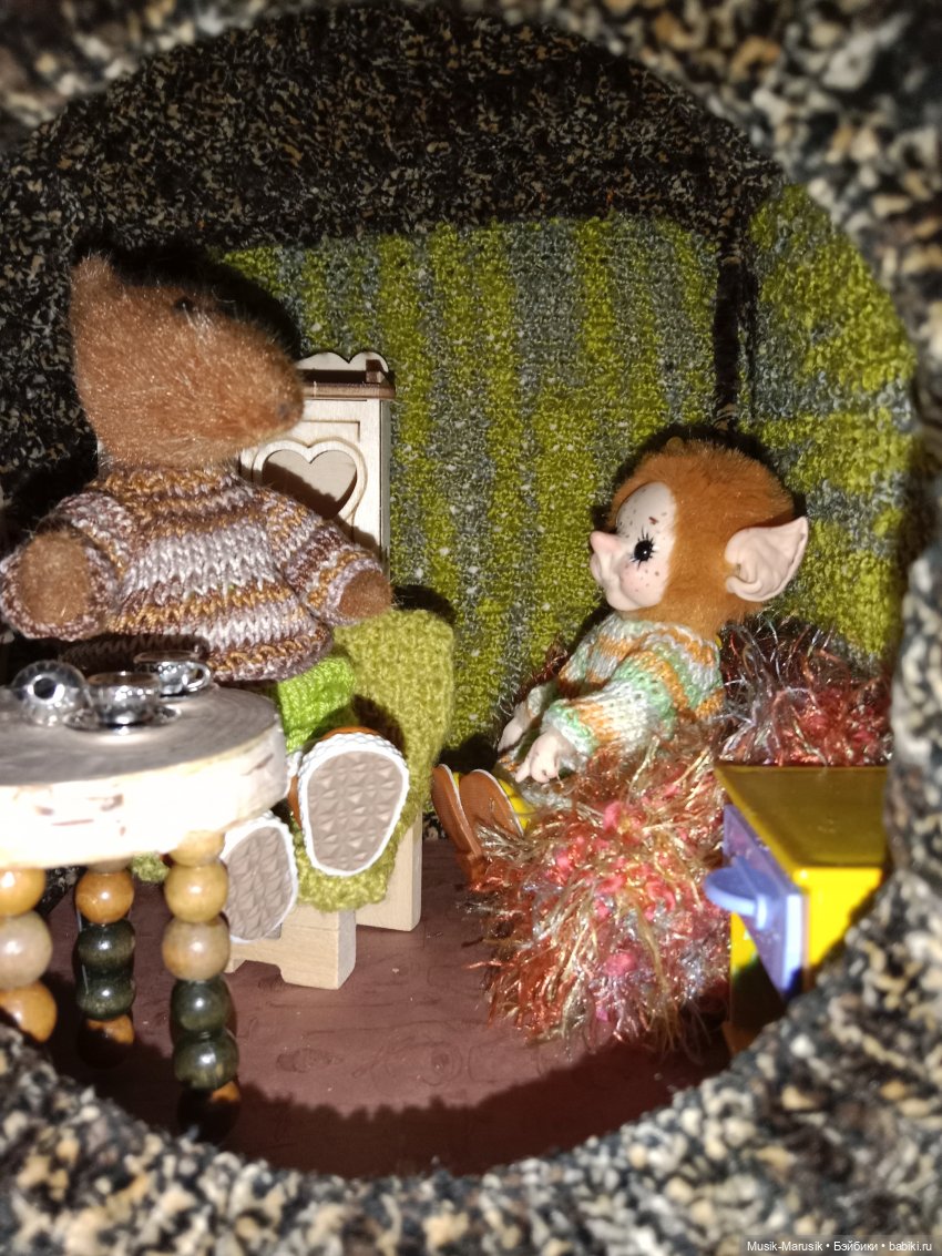 Сестры или смена жителей — Домашние фото авторских игрушек: Тедди (фото 6)
