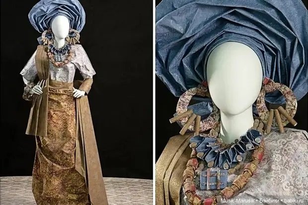 Бумажные модели Аси и Дмитрия Козиных, покоряющие мир