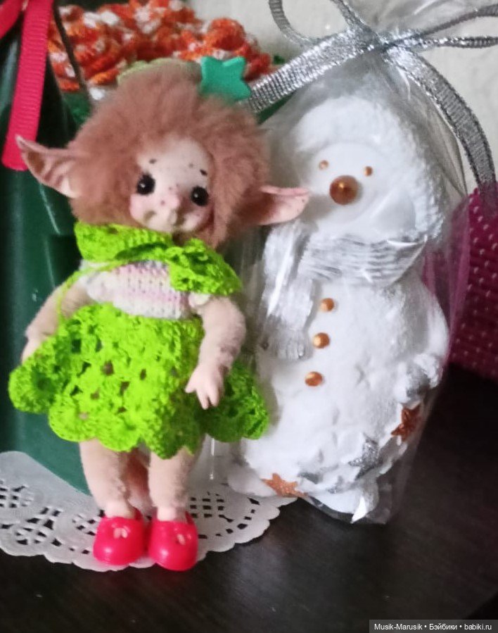 Асин Новый год — Домашние фото авторских игрушек: Тедди (фото 2)