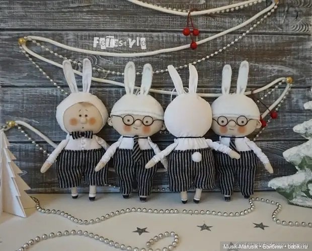 Тряпичные игрушки Fetastyle: глядя на них, не получается удержаться от улыбки и воспоминаний о детстве (фото 8)