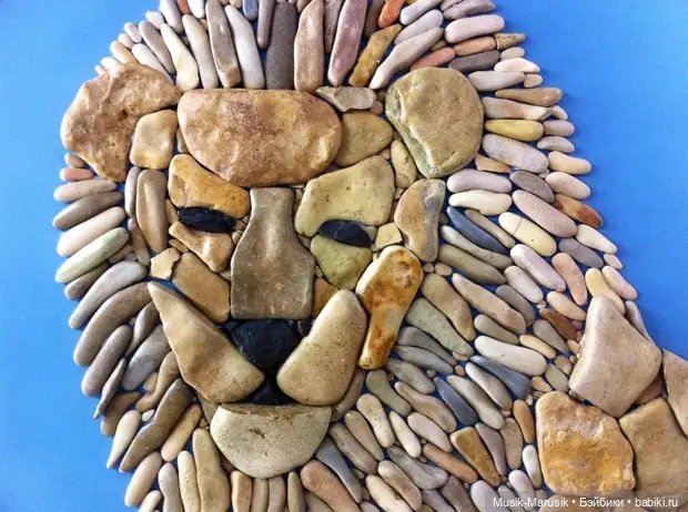 Художник составляет удивительно реалистичные картины из камней, найденных на пляже