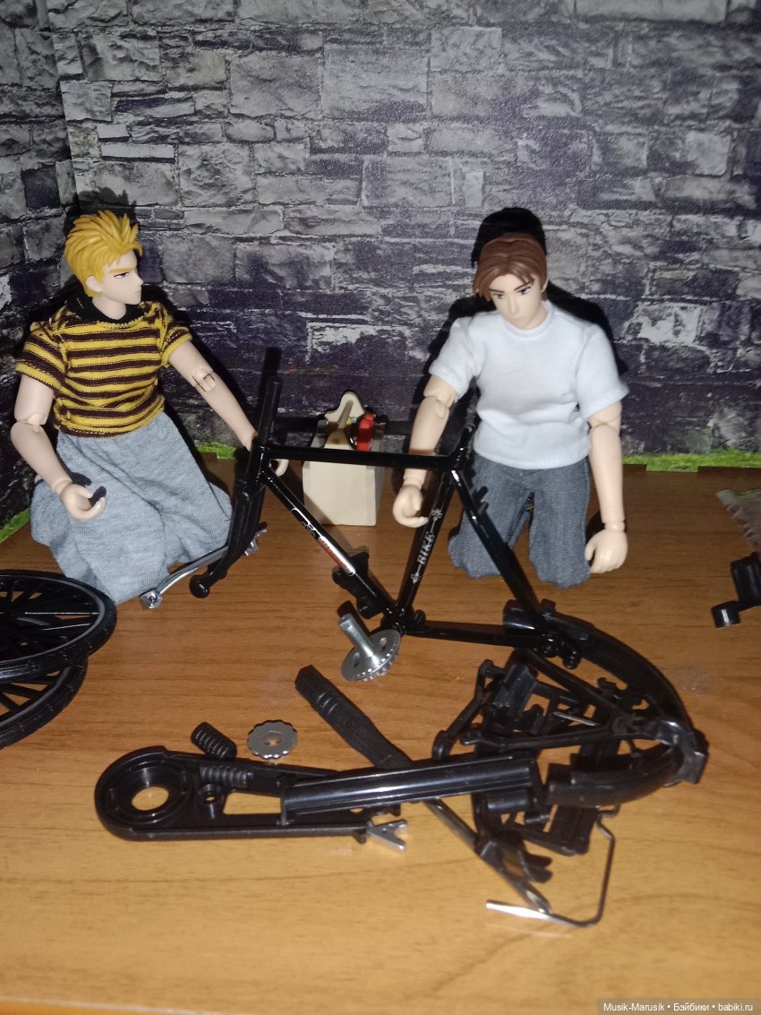 Велосипед — Кукольные фотоистории и сериалы: комиксы (фото 5)