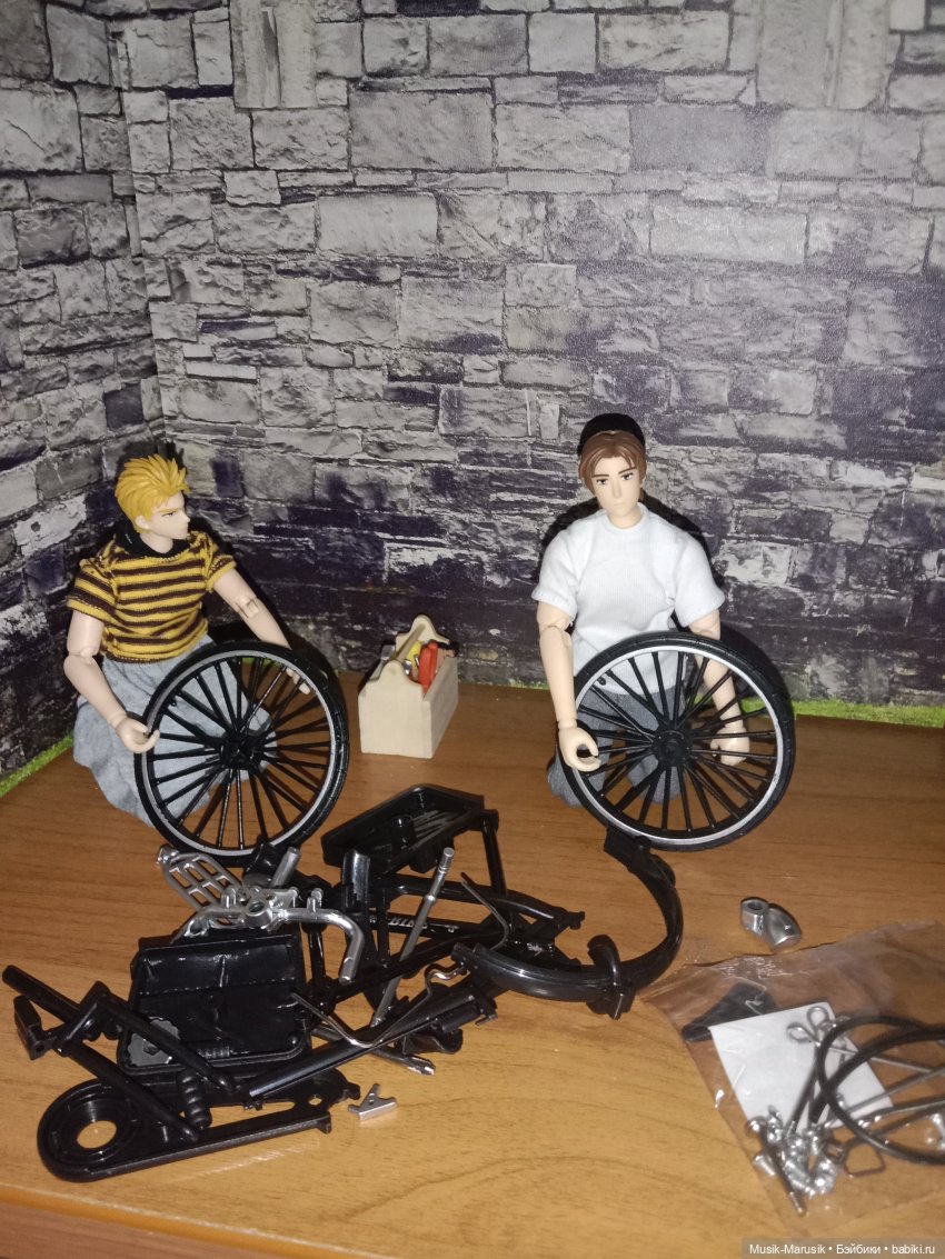 Велосипед — Кукольные фотоистории и сериалы: комиксы (фото 4)