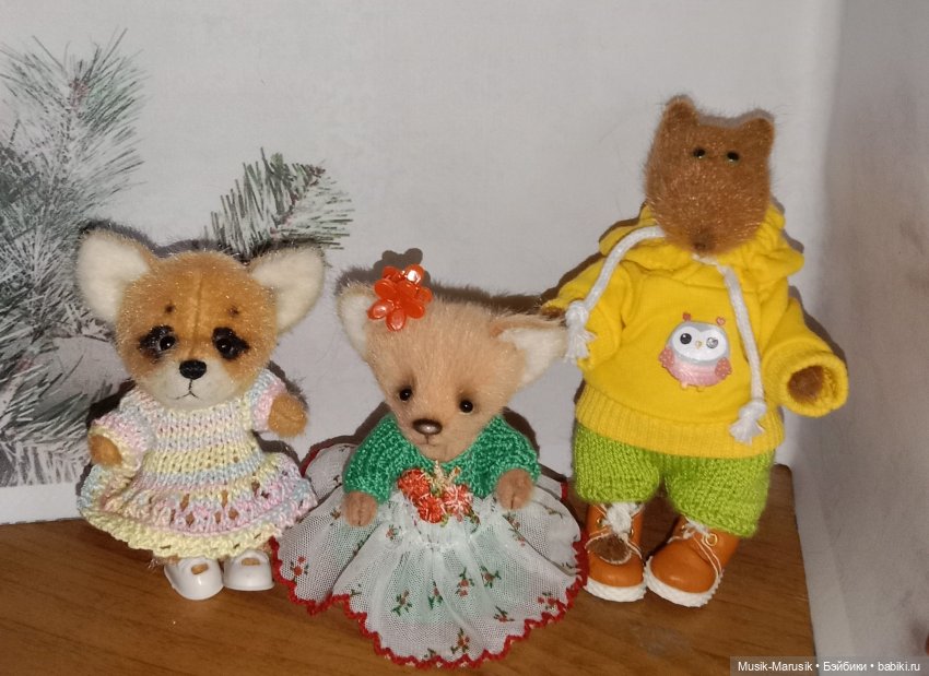 Семейный альбом Элиаса — Текстильные игрушки и примитивы: кофейные (фото 7)