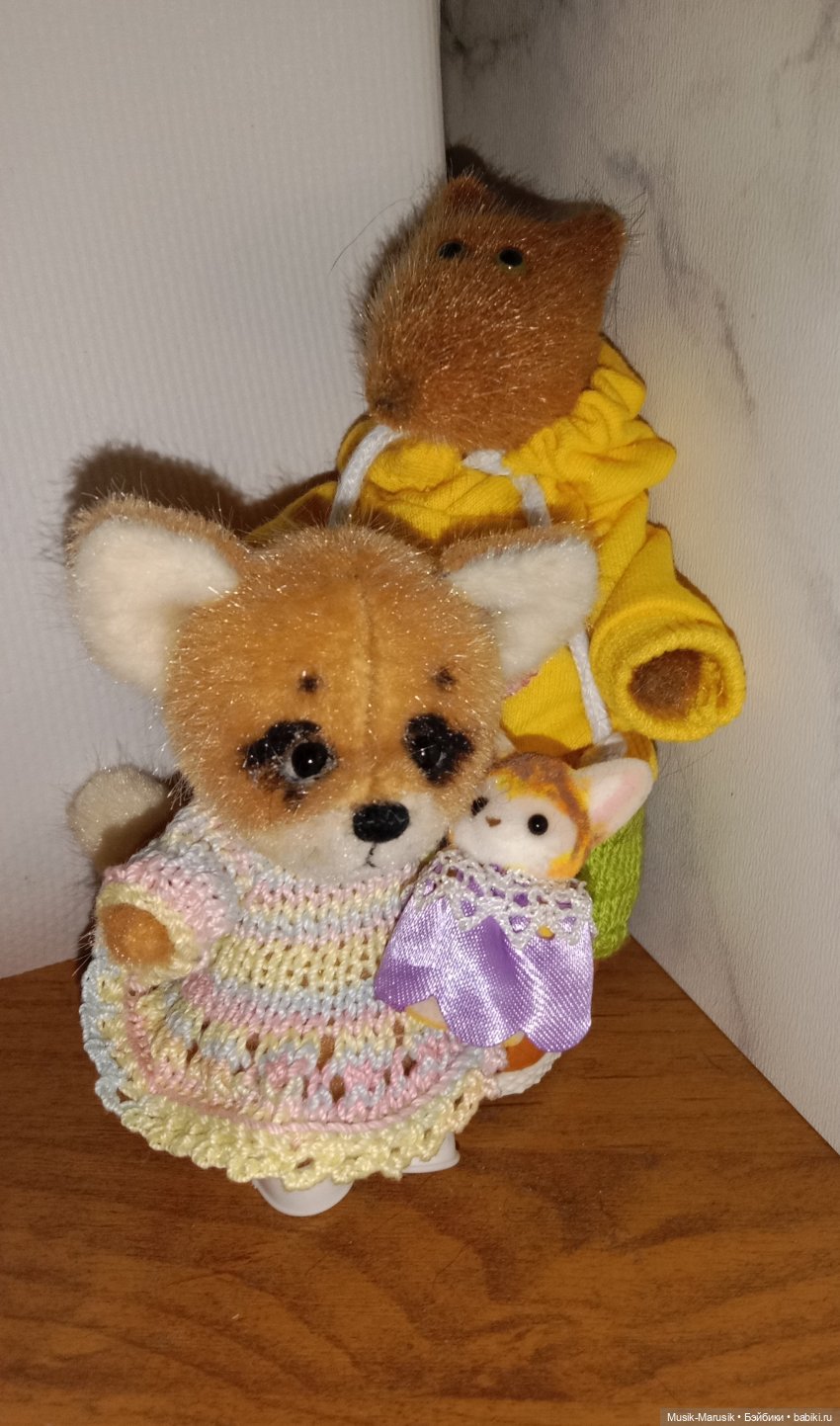 Семейный альбом Элиаса — Текстильные игрушки и примитивы: кофейные (фото 3)