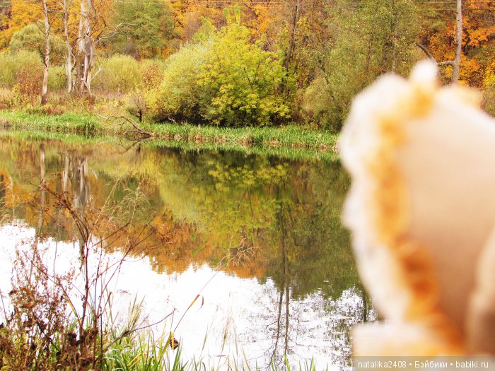 Осенняя прогулка. Авторская кукла (фото 6)