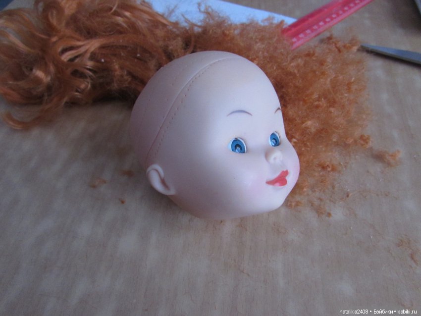 Мой первый опыт в реставрации куклы (фото 6)