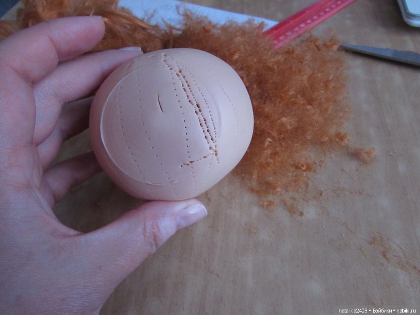 Мой первый опыт в реставрации куклы (фото 7)