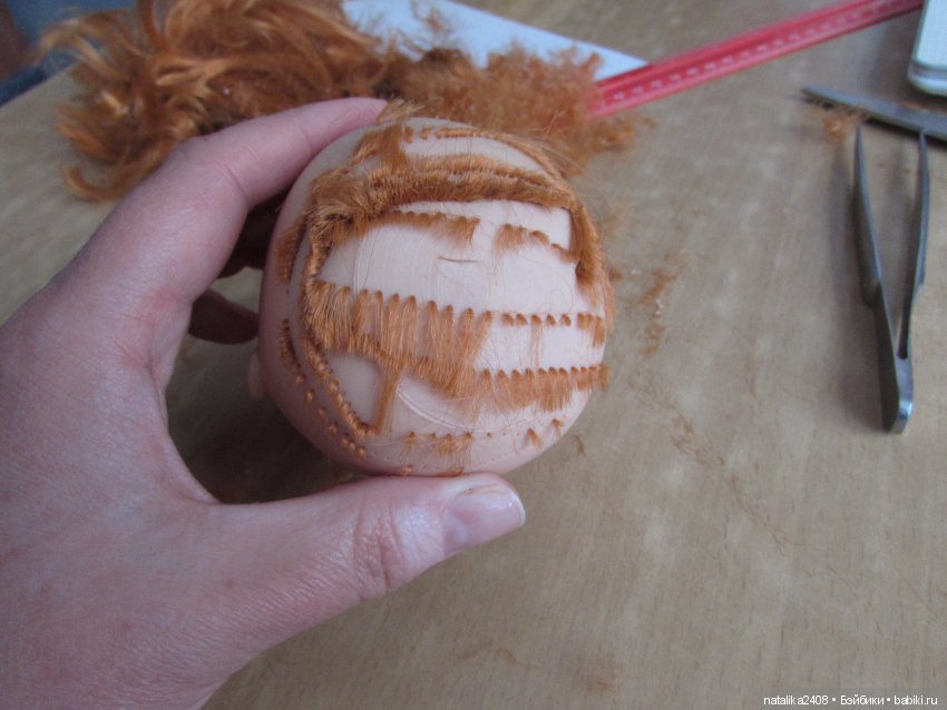 Мой первый опыт в реставрации куклы (фото 5)