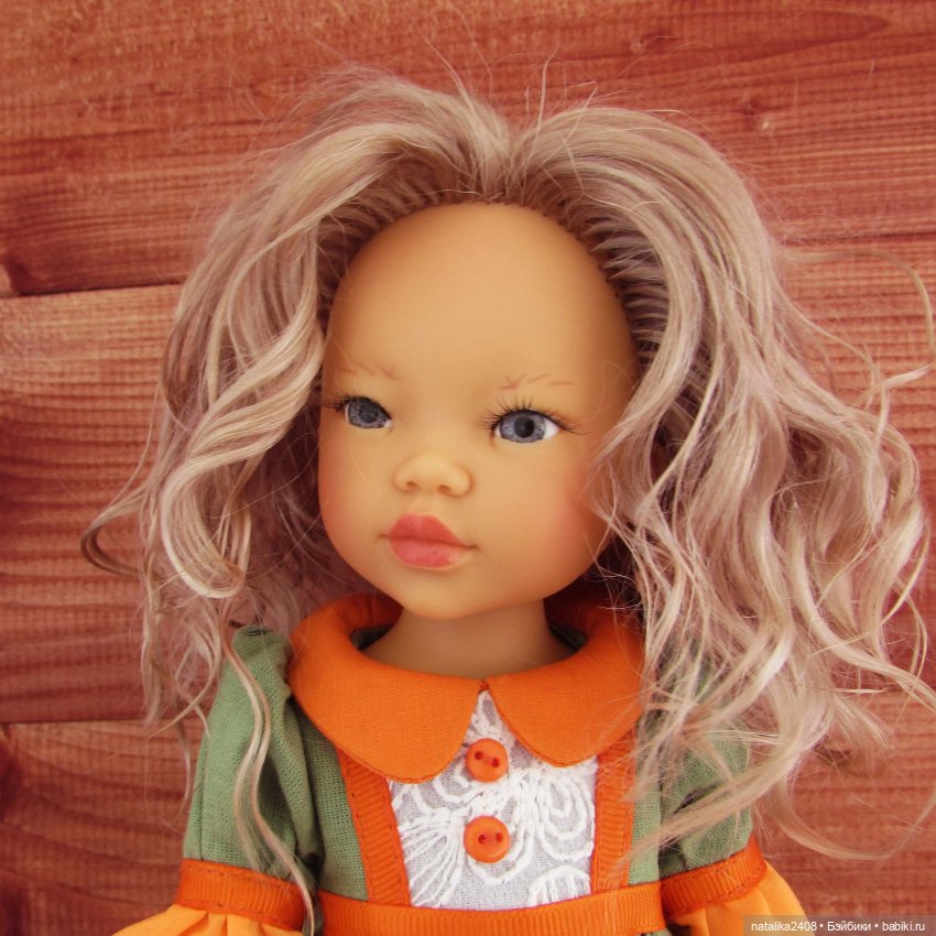 Моя новая переделочка. Кукла Юми 28 см Vestida de azul (фото 8)