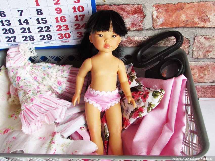 Моя новая переделочка. Кукла Юми 28 см Vestida de azul (фото 2)