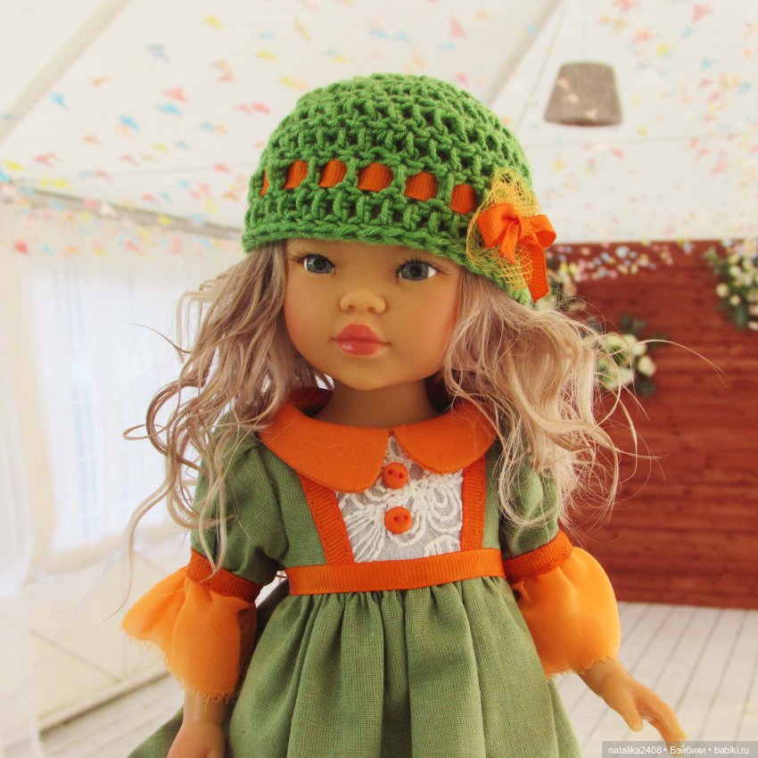 Моя новая переделочка. Кукла Юми 28 см Vestida de azul