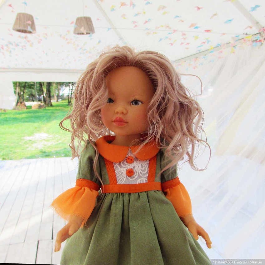 Моя новая переделочка. Кукла Юми 28 см Vestida de azul (фото 9)