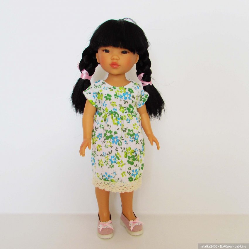 Моя новая переделочка. Кукла Юми 28 см Vestida de azul