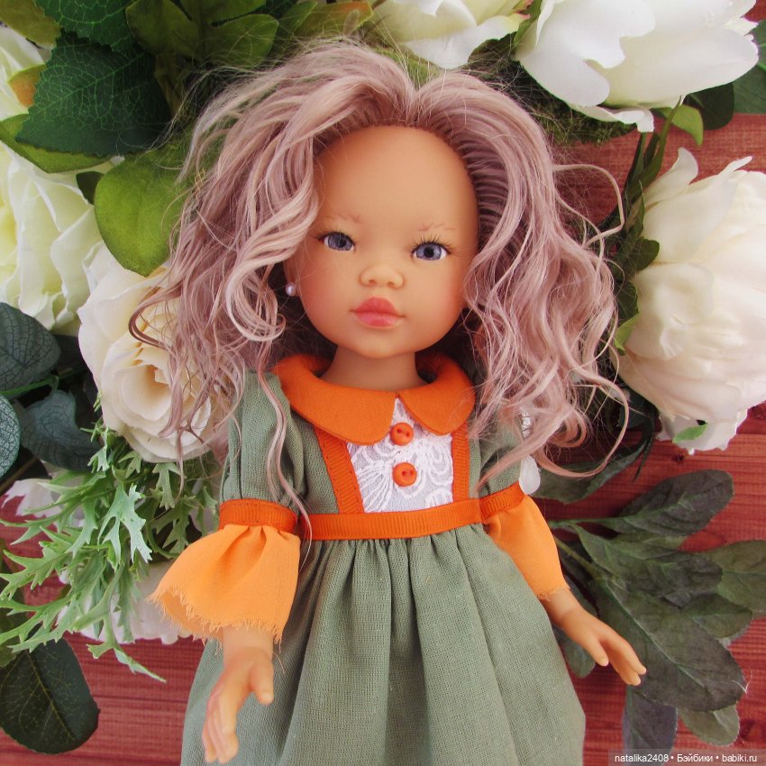 Моя новая переделочка. Кукла Юми 28 см Vestida de azul (фото 7)